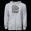Icon Unisex Lightweight Loopback Terry Full-Zip Hooded Sweatshirt Thumbnail