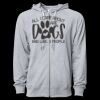 Icon Unisex Lightweight Loopback Terry Full-Zip Hooded Sweatshirt Thumbnail