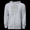 Icon Unisex Lightweight Loopback Terry Full-Zip Hooded Sweatshirt Thumbnail