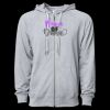 Icon Unisex Lightweight Loopback Terry Full-Zip Hooded Sweatshirt Thumbnail