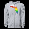 Icon Unisex Lightweight Loopback Terry Full-Zip Hooded Sweatshirt Thumbnail