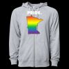 Icon Unisex Lightweight Loopback Terry Full-Zip Hooded Sweatshirt Thumbnail