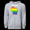 Icon Unisex Lightweight Loopback Terry Full-Zip Hooded Sweatshirt Thumbnail