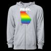 Icon Unisex Lightweight Loopback Terry Full-Zip Hooded Sweatshirt Thumbnail