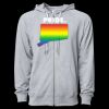 Icon Unisex Lightweight Loopback Terry Full-Zip Hooded Sweatshirt Thumbnail