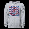 Icon Unisex Lightweight Loopback Terry Full-Zip Hooded Sweatshirt Thumbnail