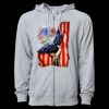 Icon Unisex Lightweight Loopback Terry Full-Zip Hooded Sweatshirt Thumbnail