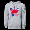 Icon Unisex Lightweight Loopback Terry Full-Zip Hooded Sweatshirt Thumbnail