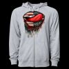 Icon Unisex Lightweight Loopback Terry Full-Zip Hooded Sweatshirt Thumbnail