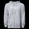 Icon Unisex Lightweight Loopback Terry Full-Zip Hooded Sweatshirt Thumbnail