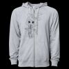 Icon Unisex Lightweight Loopback Terry Full-Zip Hooded Sweatshirt Thumbnail