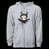 Icon Unisex Lightweight Loopback Terry Full-Zip Hooded Sweatshirt Thumbnail