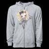 Icon Unisex Lightweight Loopback Terry Full-Zip Hooded Sweatshirt Thumbnail