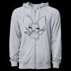 Icon Unisex Lightweight Loopback Terry Full-Zip Hooded Sweatshirt Thumbnail