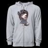 Icon Unisex Lightweight Loopback Terry Full-Zip Hooded Sweatshirt Thumbnail