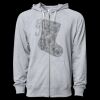 Icon Unisex Lightweight Loopback Terry Full-Zip Hooded Sweatshirt Thumbnail