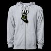 Icon Unisex Lightweight Loopback Terry Full-Zip Hooded Sweatshirt Thumbnail