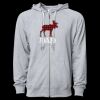 Icon Unisex Lightweight Loopback Terry Full-Zip Hooded Sweatshirt Thumbnail