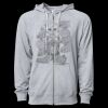 Icon Unisex Lightweight Loopback Terry Full-Zip Hooded Sweatshirt Thumbnail