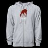 Icon Unisex Lightweight Loopback Terry Full-Zip Hooded Sweatshirt Thumbnail