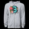 Icon Unisex Lightweight Loopback Terry Full-Zip Hooded Sweatshirt Thumbnail