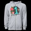 Icon Unisex Lightweight Loopback Terry Full-Zip Hooded Sweatshirt Thumbnail