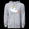 Icon Unisex Lightweight Loopback Terry Full-Zip Hooded Sweatshirt Thumbnail