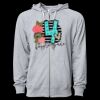 Icon Unisex Lightweight Loopback Terry Full-Zip Hooded Sweatshirt Thumbnail