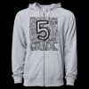 Icon Unisex Lightweight Loopback Terry Full-Zip Hooded Sweatshirt Thumbnail