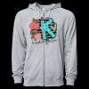 Icon Unisex Lightweight Loopback Terry Full-Zip Hooded Sweatshirt Thumbnail