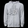 Icon Unisex Lightweight Loopback Terry Full-Zip Hooded Sweatshirt Thumbnail