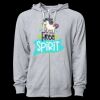 Icon Unisex Lightweight Loopback Terry Full-Zip Hooded Sweatshirt Thumbnail