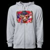 Icon Unisex Lightweight Loopback Terry Full-Zip Hooded Sweatshirt Thumbnail