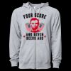 Icon Unisex Lightweight Loopback Terry Full-Zip Hooded Sweatshirt Thumbnail
