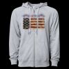 Icon Unisex Lightweight Loopback Terry Full-Zip Hooded Sweatshirt Thumbnail