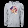 Icon Unisex Lightweight Loopback Terry Full-Zip Hooded Sweatshirt Thumbnail