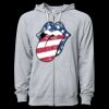 Icon Unisex Lightweight Loopback Terry Full-Zip Hooded Sweatshirt Thumbnail