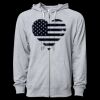 Icon Unisex Lightweight Loopback Terry Full-Zip Hooded Sweatshirt Thumbnail