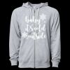Icon Unisex Lightweight Loopback Terry Full-Zip Hooded Sweatshirt Thumbnail