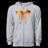 Icon Unisex Lightweight Loopback Terry Full-Zip Hooded Sweatshirt Thumbnail