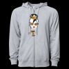 Icon Unisex Lightweight Loopback Terry Full-Zip Hooded Sweatshirt Thumbnail