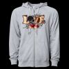 Icon Unisex Lightweight Loopback Terry Full-Zip Hooded Sweatshirt Thumbnail