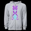 Icon Unisex Lightweight Loopback Terry Full-Zip Hooded Sweatshirt Thumbnail