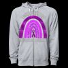 Icon Unisex Lightweight Loopback Terry Full-Zip Hooded Sweatshirt Thumbnail