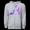 Icon Unisex Lightweight Loopback Terry Full-Zip Hooded Sweatshirt Thumbnail