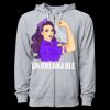 Icon Unisex Lightweight Loopback Terry Full-Zip Hooded Sweatshirt Thumbnail