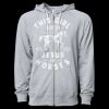 Icon Unisex Lightweight Loopback Terry Full-Zip Hooded Sweatshirt Thumbnail