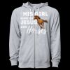 Icon Unisex Lightweight Loopback Terry Full-Zip Hooded Sweatshirt Thumbnail