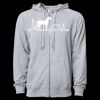 Icon Unisex Lightweight Loopback Terry Full-Zip Hooded Sweatshirt Thumbnail