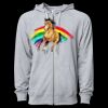 Icon Unisex Lightweight Loopback Terry Full-Zip Hooded Sweatshirt Thumbnail